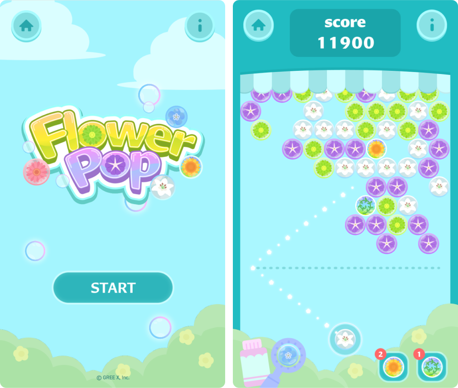 Flower Popキャプチャ