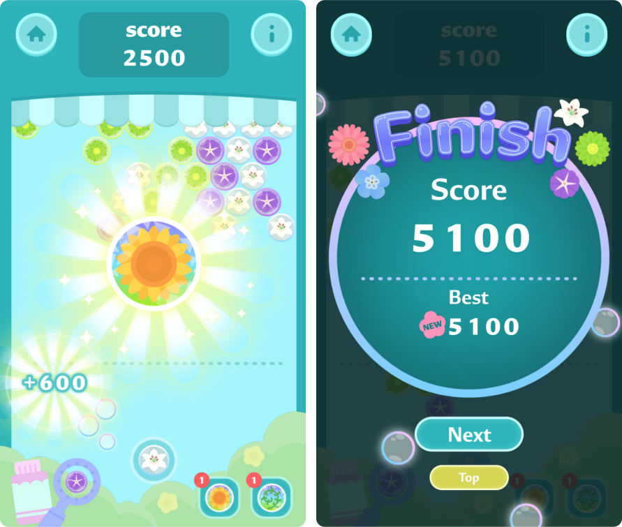 Flower Popキャプチャ